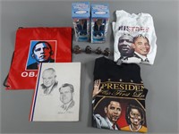 Presidential Collectibles Lot w/ Obama Shirts