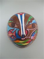 Aro-Carribbean colorful Gourd  Art