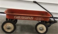 Hamilton Greyhound Red Metal Wagon