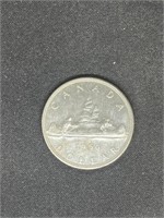 Canadian Silver Dollar 1960