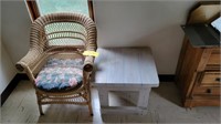Chair, End Table