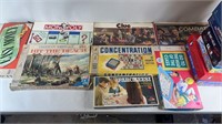16pc Vtg-Mod Board Games w/ WWII