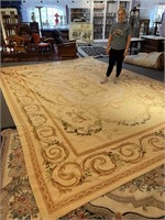 Palace size Aubusson French style  rug