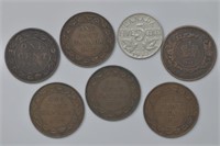 7 Misc Foreign Coins