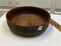 3.5" x 11" teakwood bowl.