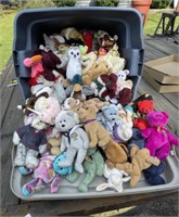 Large Tote full of Beanie Babies