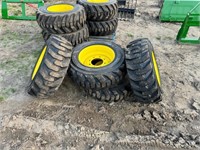 4-New Montreal SS Loader 10-16.5 tires & rims
