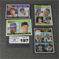 (4) 1965 Topps Rookie Stars Baseball Cards
