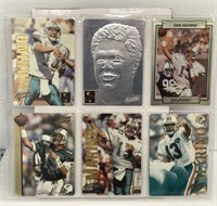 (6) Different Dan Marino action packed cards
