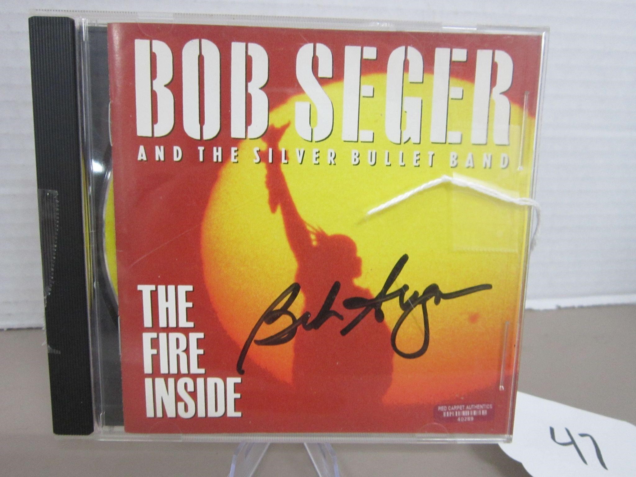 BOB SEGER CD-SIGN,CERT