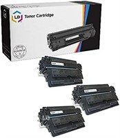 LD Repl Toner for HP Q7516A (16A) Black (3Pk)