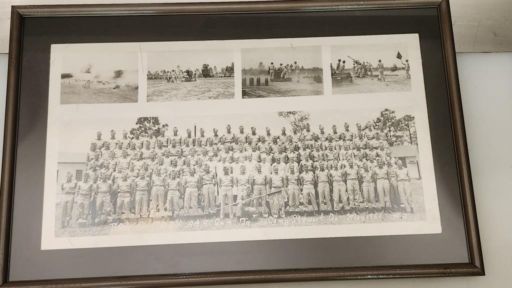 '51 US Military Camp Stewart 707th Battalion Photo