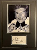 Liberace Custom Matted Autograph Display