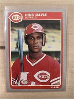 Eric Davis 1985 Fleer Rookie