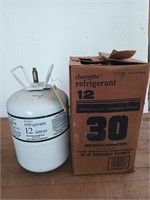 Almost full tank (25#) of r12 refrigerant