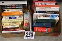 (2) Boxes of Misc. Books