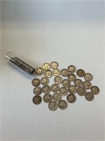 50 Mercury Dimes- nice mix many in 20's