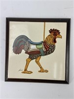 Signed Lowell Herrero Wall Tile Art