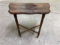 Small wooden side table 23x11x22”