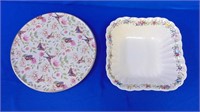 Butterfly Cake Plate, Royal Tudor And