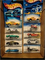 Flat of Hot Wheels