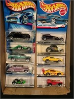 Flat of Hot Wheels