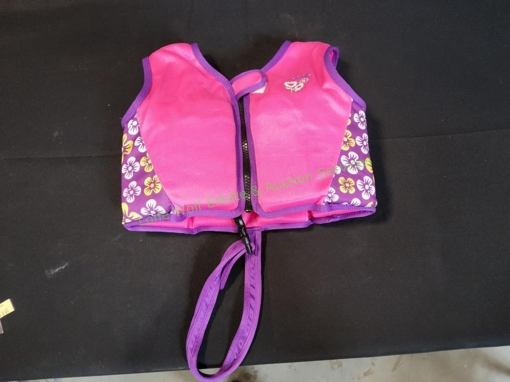 Sun&Sky Pink Child Swim Vest, Sz LG