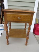 Smaller Vintage Wood End Table