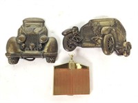 (3) Automobile Belt Buckles