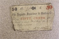 Civil War Era 50 cents Obsolete Bank Note