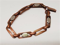 Mid-Century Copper Bracelet 6"