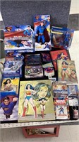 Collectible Superman action figures and
