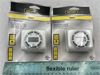 NEW Lot of 2- Defiant Indoor Digital Timer