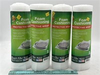 NEW Lot of 4-Duck Foam Cushioning Protective Wrap