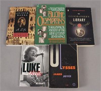 5 Assorted Biography & Memoir Books