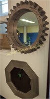 Farmhouse/barn Style Wall Mirrors Up To 28 Inches