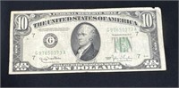 1950 10 Dollar Bill