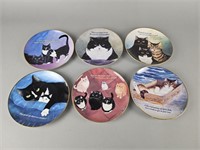 Danbury Mint It's A Cat's World Collection Plates