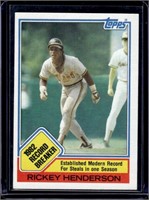 Rickey Henderson 1983 Topps '82 Record Breaker #2