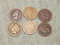 1859, 60, 62, 63, 64, 65 Indian Head Cents WOW !!