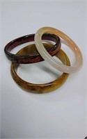 Lot of 3 Bakelite bangles