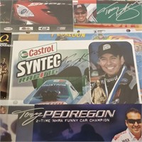 Tony & Cruz Pedregon Signed Racing Handout Cards