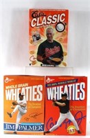 (3) ORIOLES RELATED CEREAL BOXES