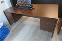 Laminated Twin Pedestal Desk