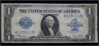 1923 $1 Silver Certificate STAR Note Horseblanket