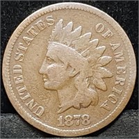 1878 Indian Head Cent, Nice Coin!