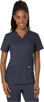 V-Neck Women Workwear Revolution  M Pewter