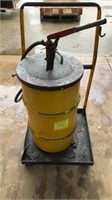 Gear Oil Pump on Cart