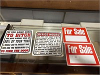 LOT OF MISC SIGNS