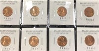 8 - Brilliant Uncirculated Lincoln Cents